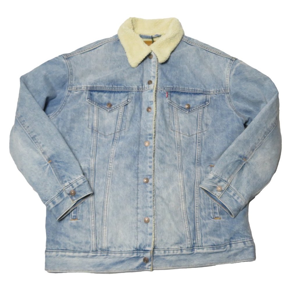 Levi's Baggy Sherpa Denim Trucker Jacket - Picture 4 of 4